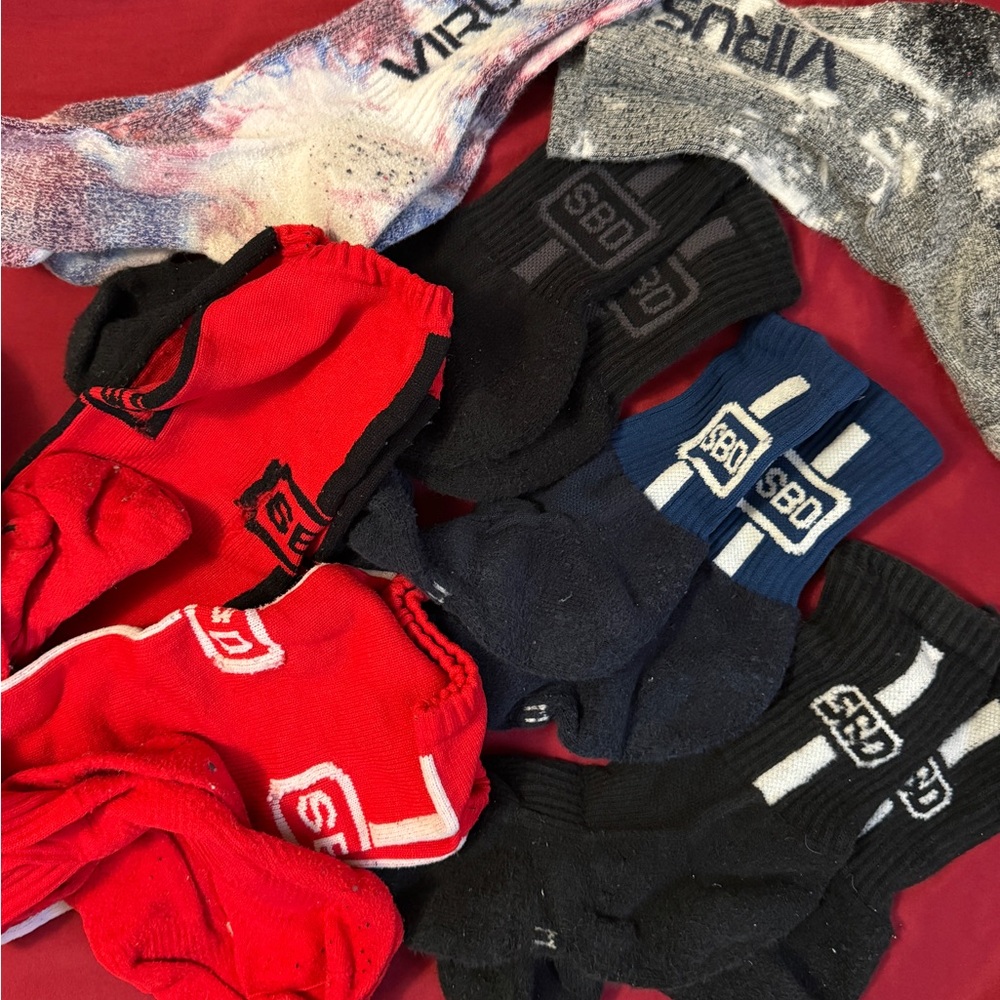 SBD and Virus socks